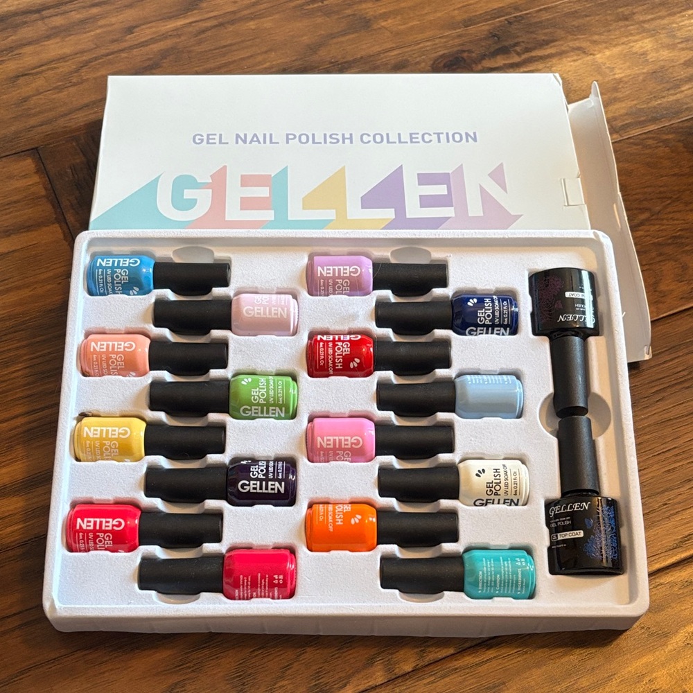 Gel Nail Polish Set - Vibrant Colors